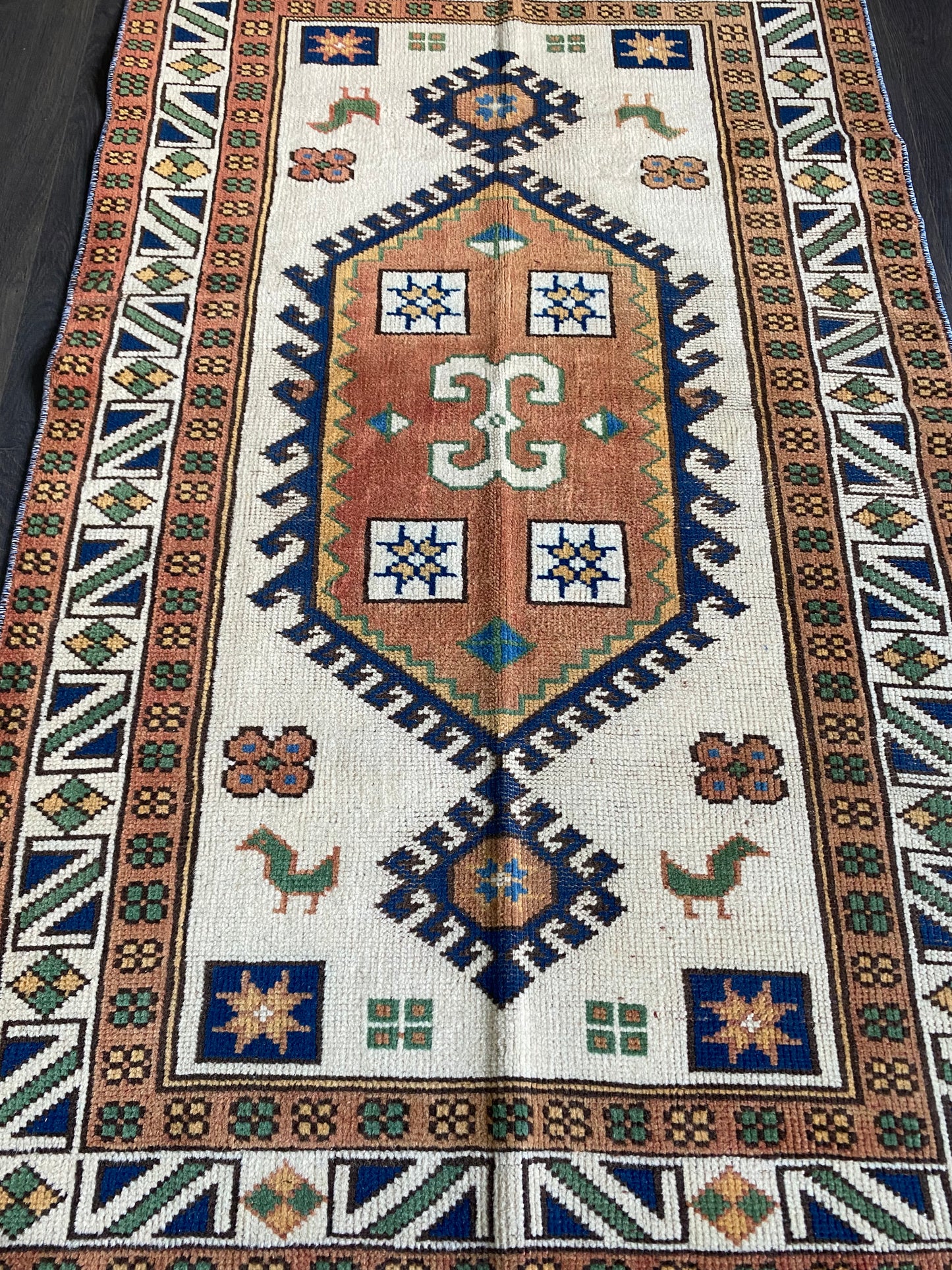 Vintage Turkish Rug 2.9 x 4.5 Ft. - Heritage and Rugs