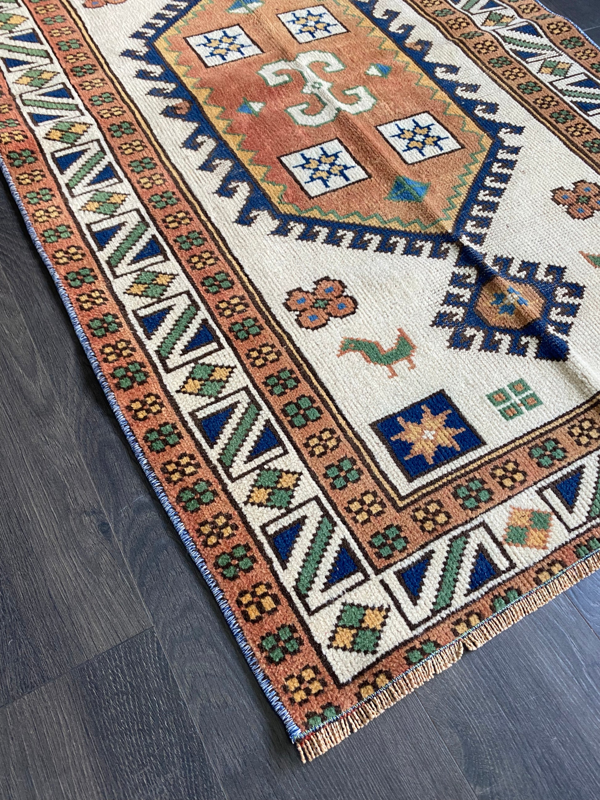 Vintage Turkish Rug 2.9 x 4.5 Ft. - Heritage and Rugs