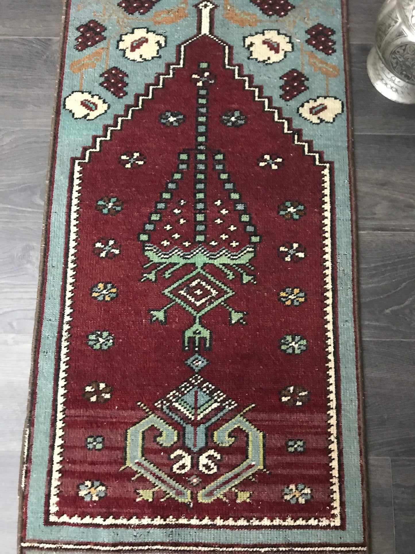 2x3 Small Turkish Oushak Wool Rug - Heritage and Rugs