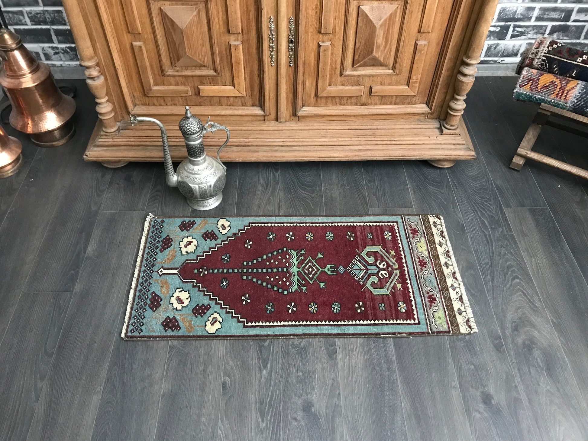 2x3 Small Turkish Oushak Wool Rug - Heritage and Rugs