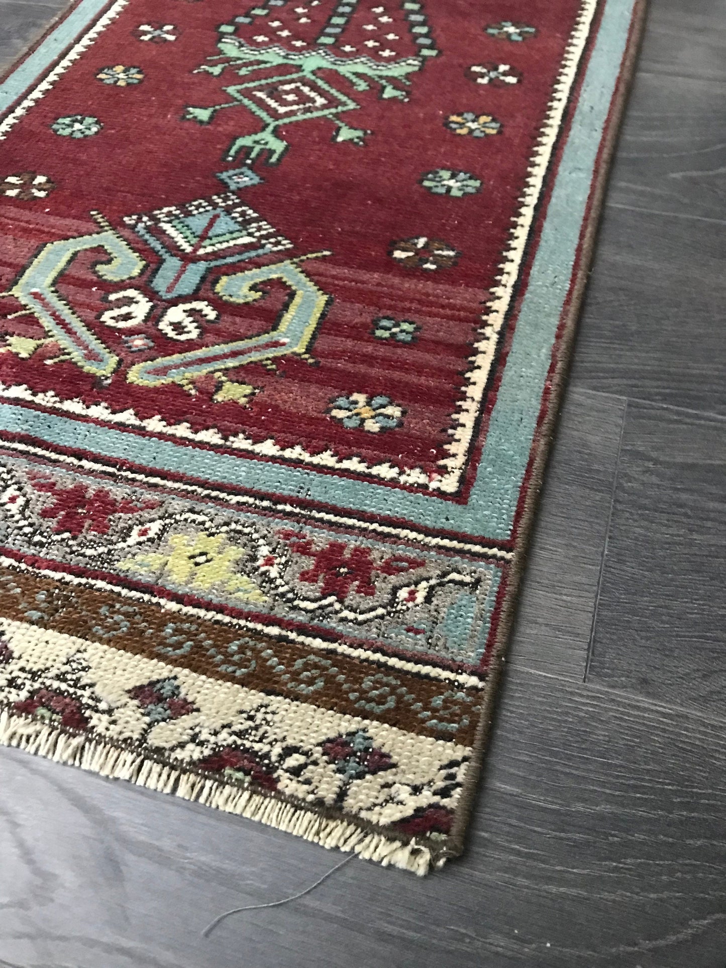 2x3 Small Turkish Oushak Wool Rug - Heritage and Rugs