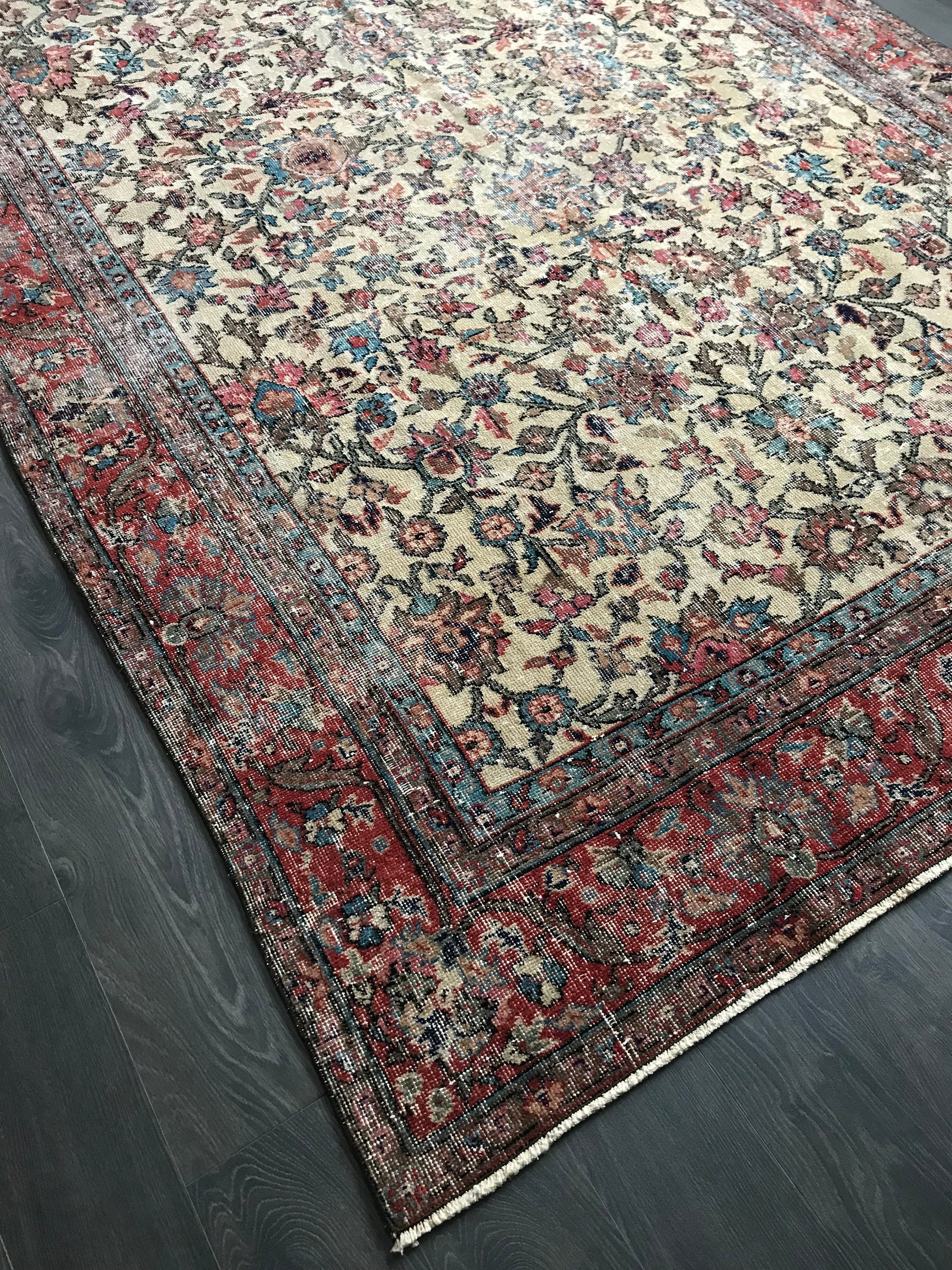 6.5x10.1 Large Vintage Persian Wool Rug