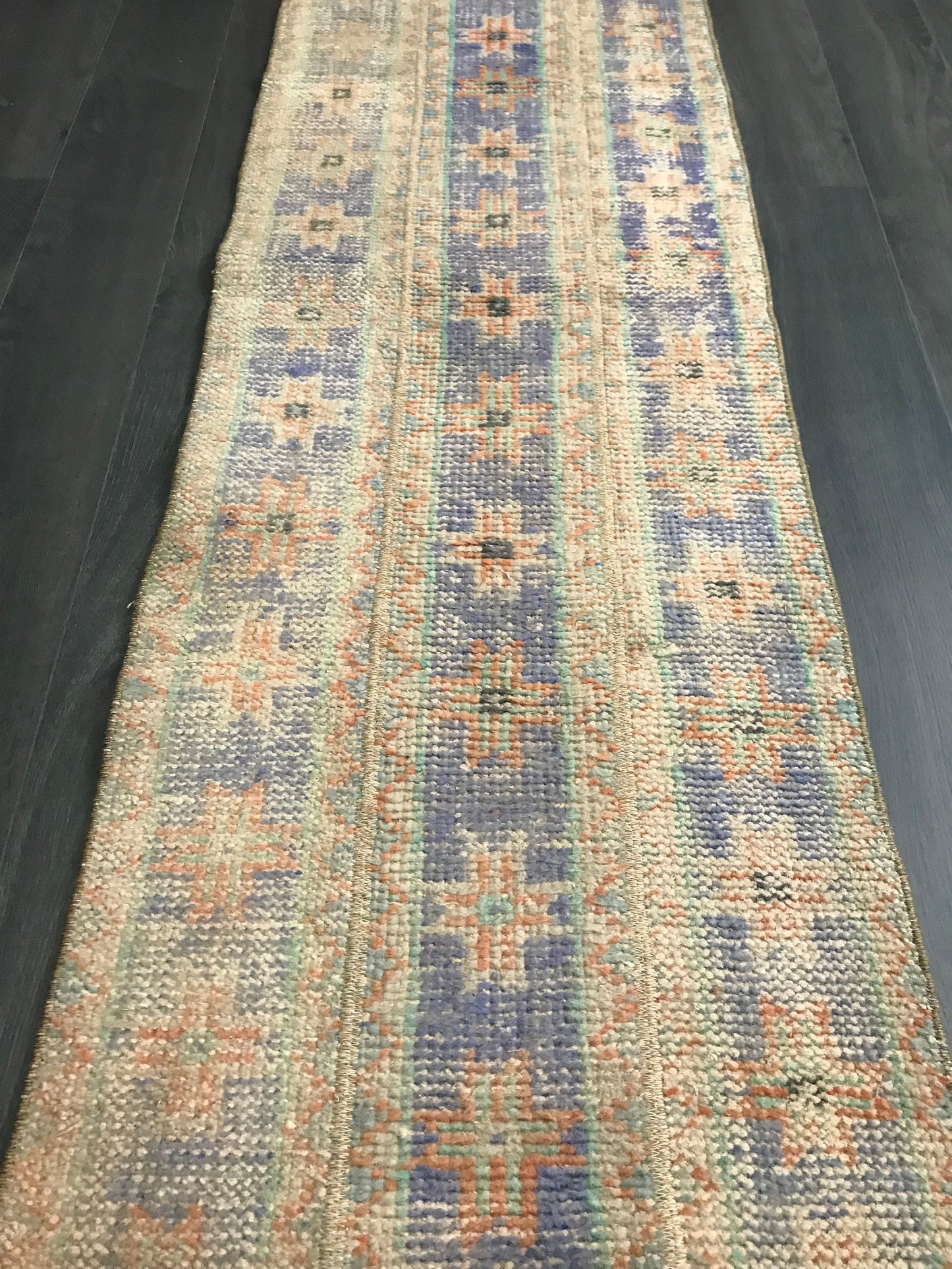 Runner Entry Rug, Hallway Runner Rug , Turkish Runner Rug , 2x11 Rug , Soft Runner Rug , Oushak Runner Rug , 2x11 Vintage Rug , Natural Rug - Heritage and Rugs