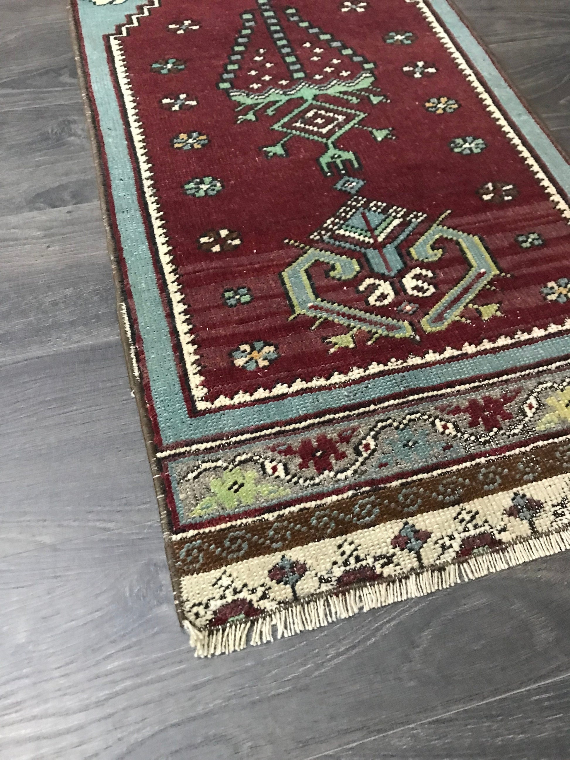 2x3 Small Turkish Oushak Wool Rug - Heritage and Rugs