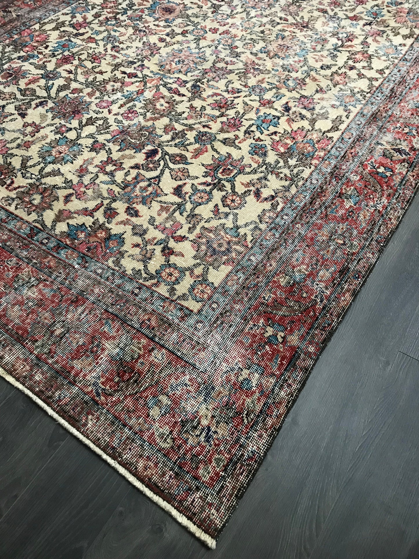 6.5x10.1 Large Vintage Persian Wool Rug 3