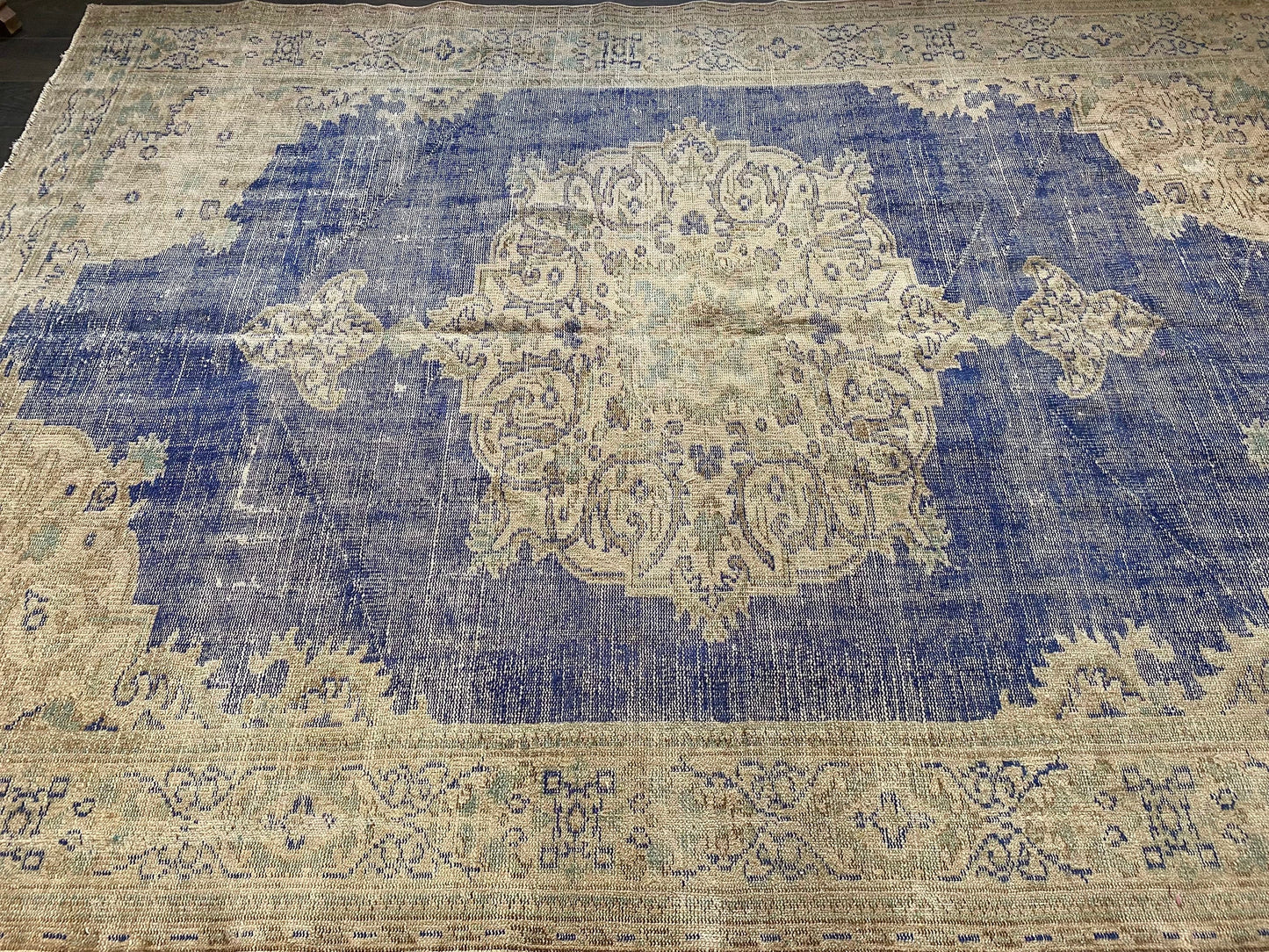 7x10 Large Vintage Persian Wool Rug - Heritage and Rugs