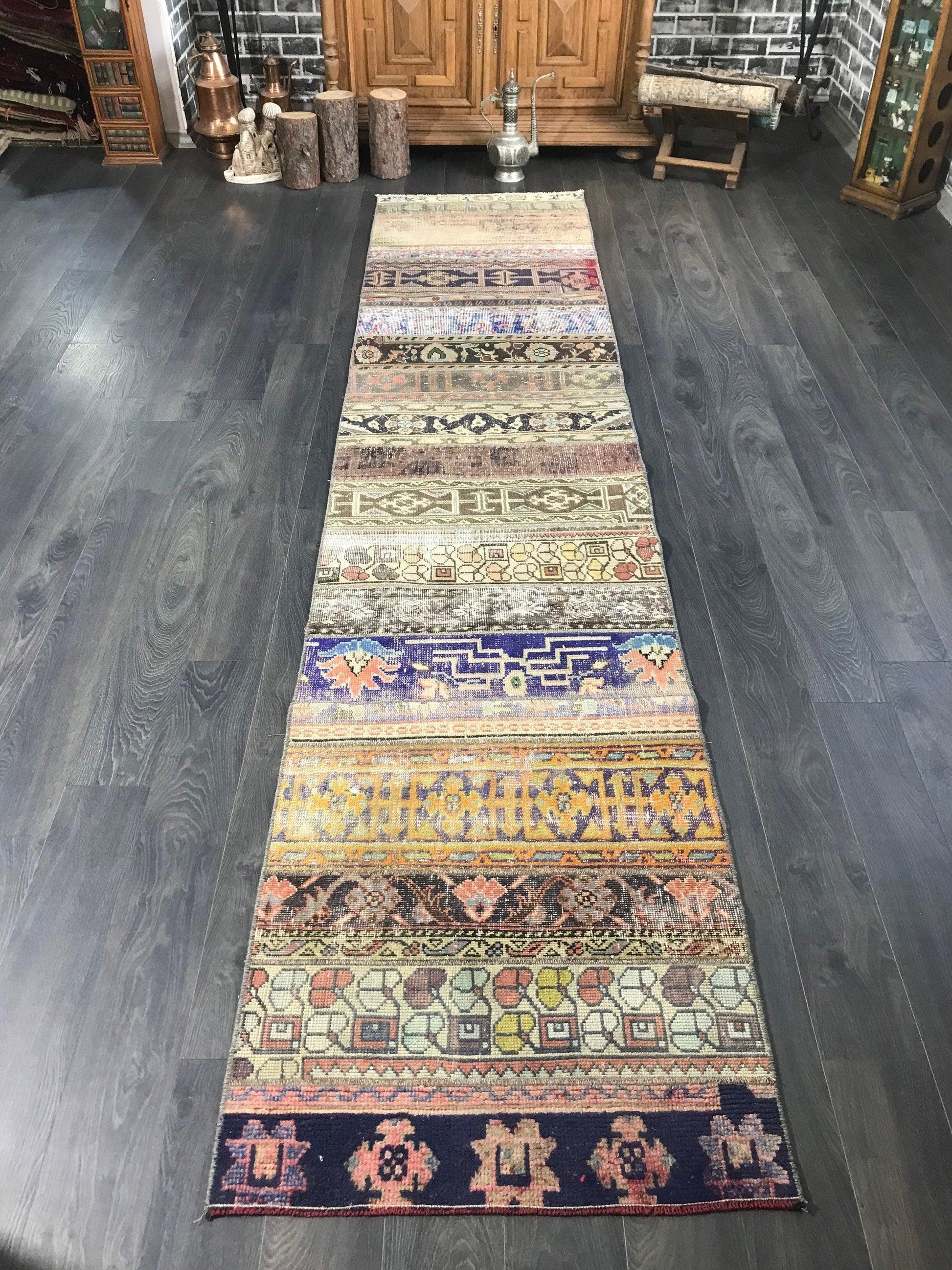 2.6x11.9 Vintage Runner Rug - Heritage and Rugs