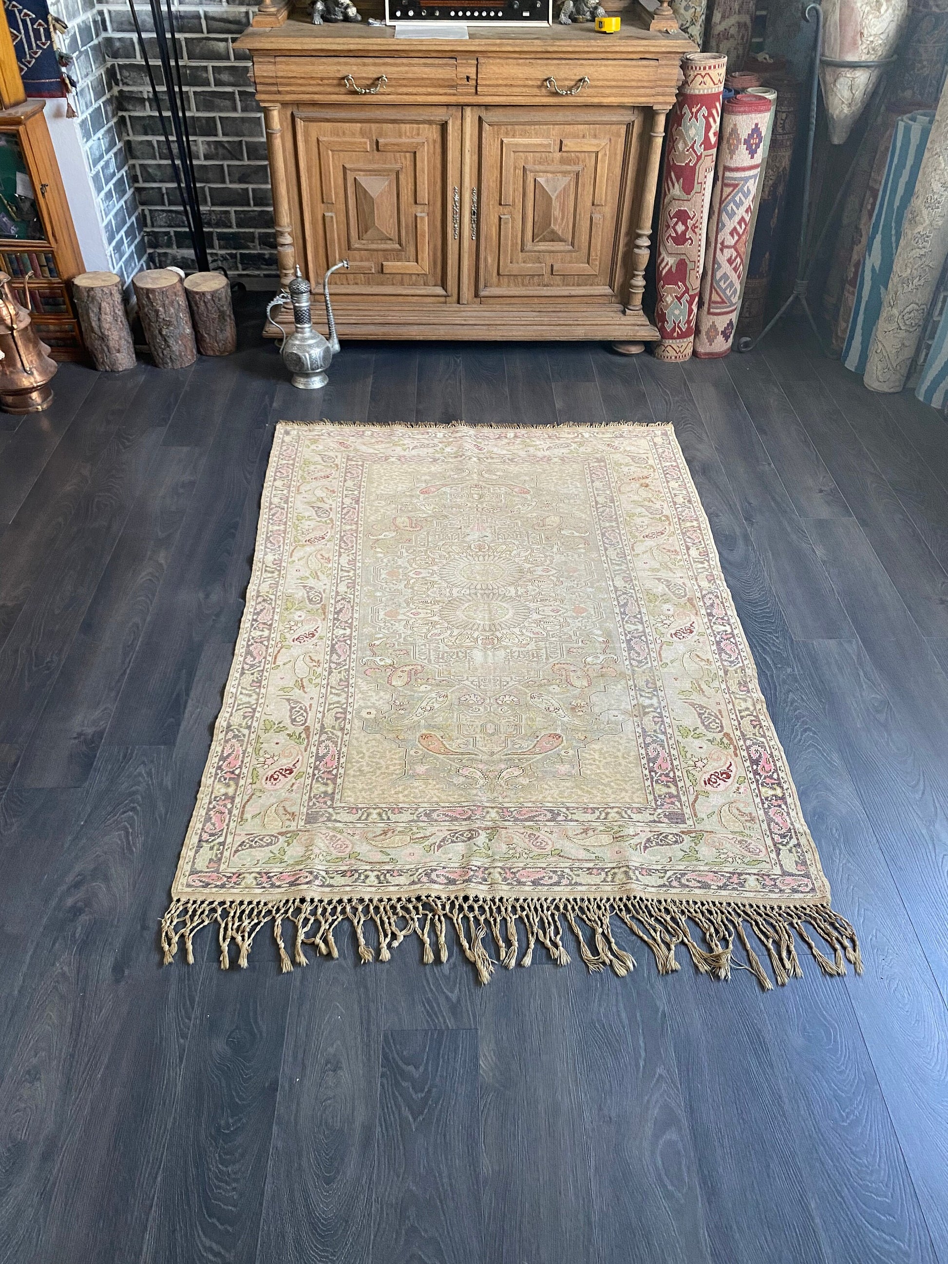 4x6 Medium 150 Years Old Antique Armenian Rug - Heritage and Rugs