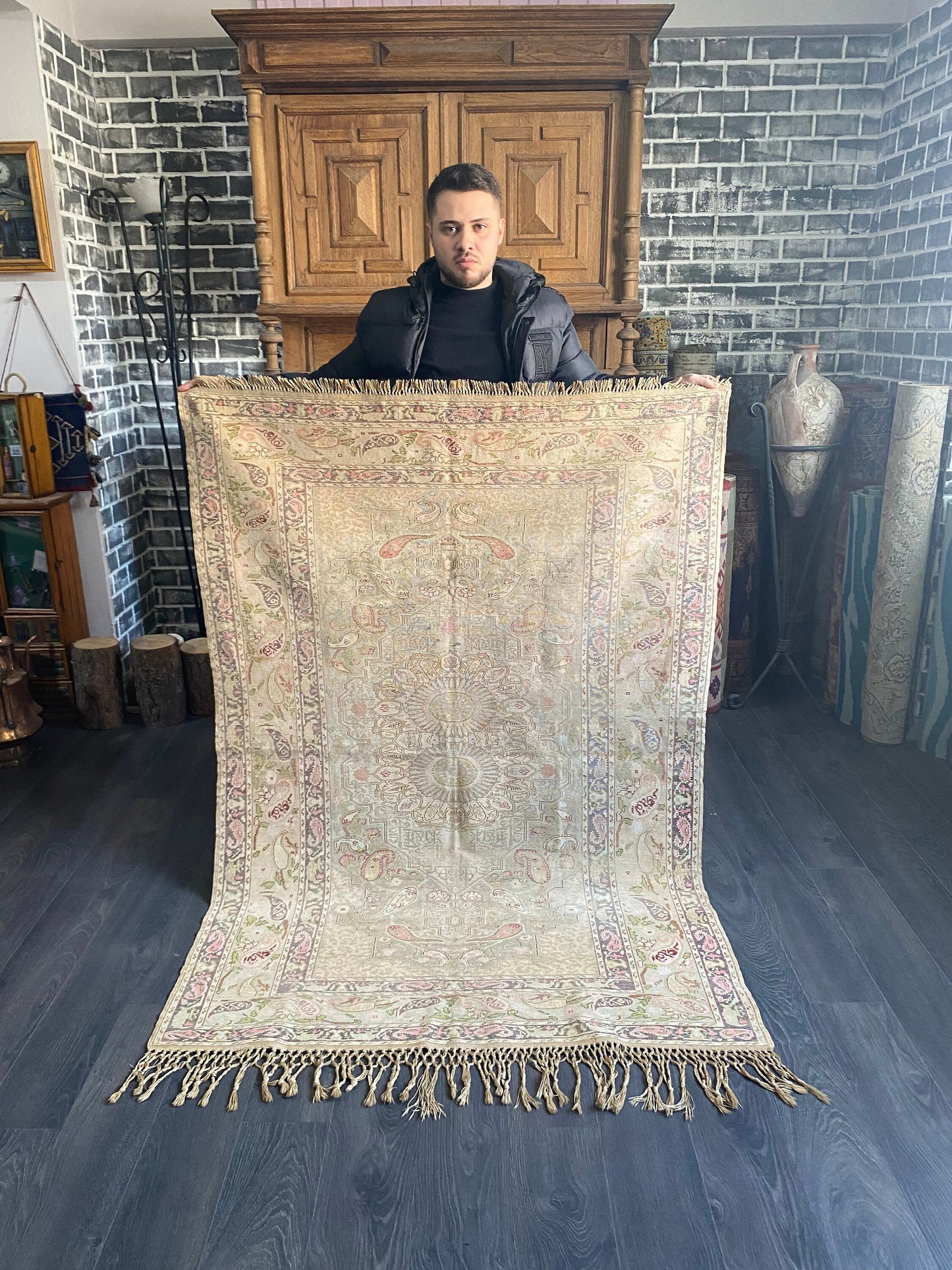 4x6 Medium 150 Years Old Antique Armenian Rug - Heritage and Rugs